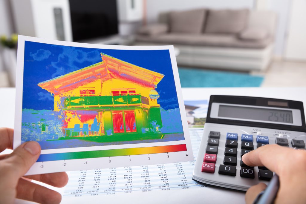 insulation company detecting heat loss image
