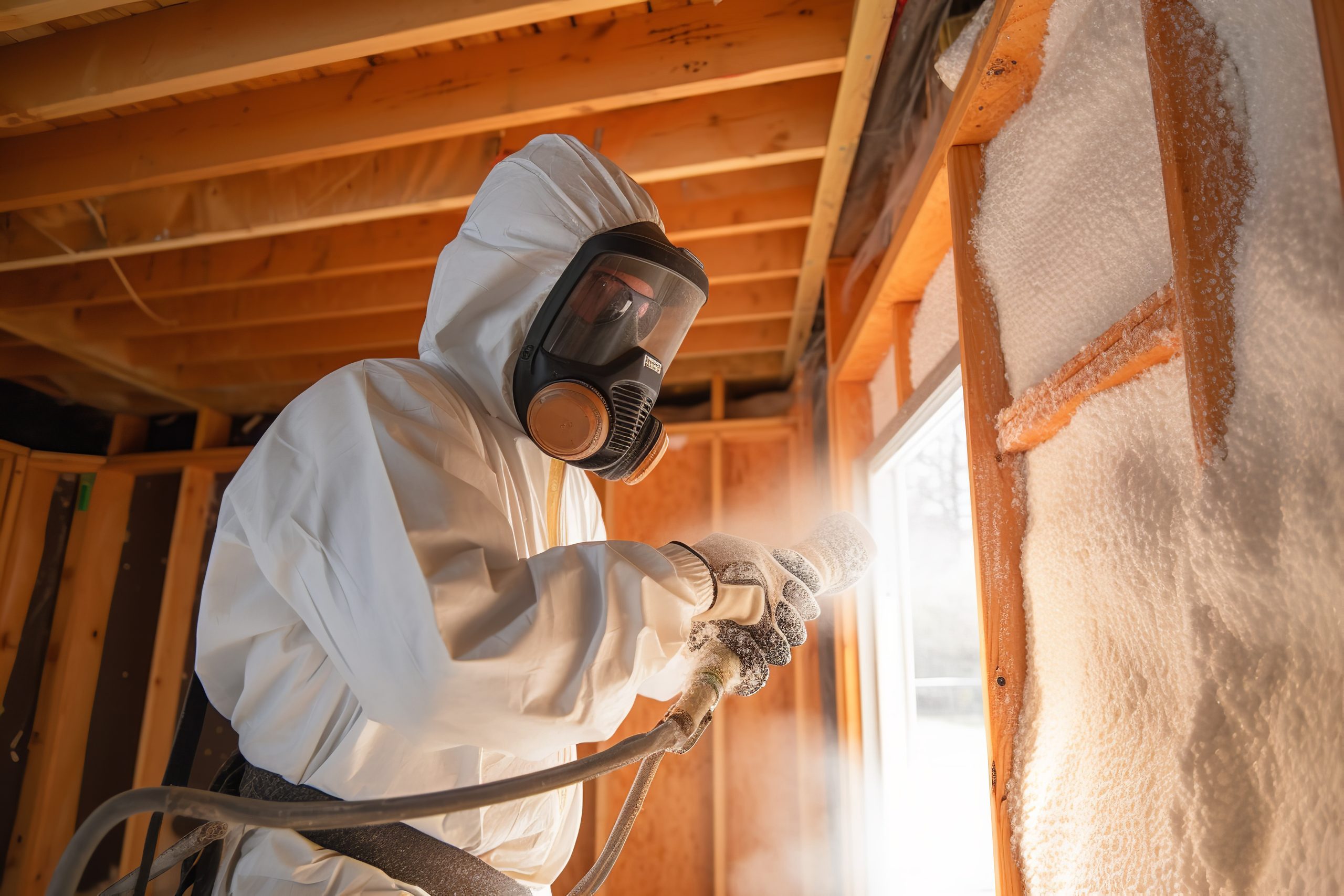 This is a picture for a blog about spray foam insulation contractors.